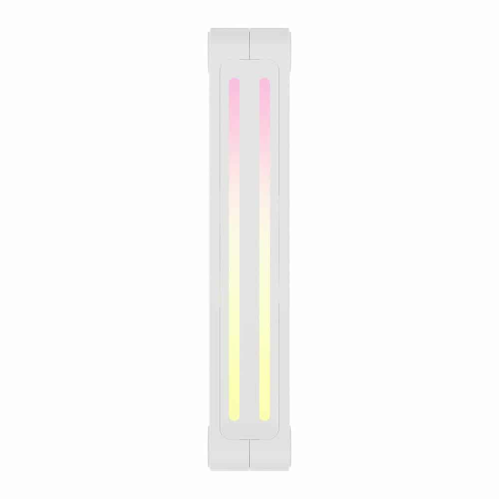 (image for) Corsair iCUE LINK QX140 RGB White Dual 140mm PWM Fan Starter Kit with iCUE LINK System Hub